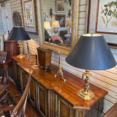 Pair of Brass Stiffel Lamps