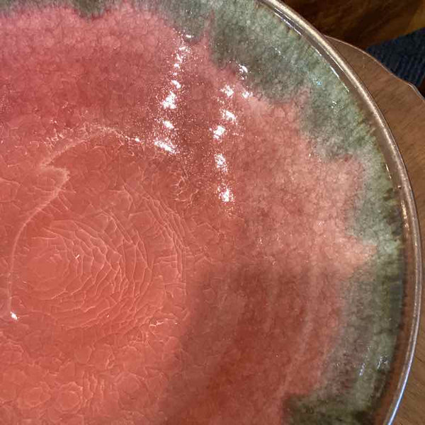 Plum And Sage Pottery Bowl