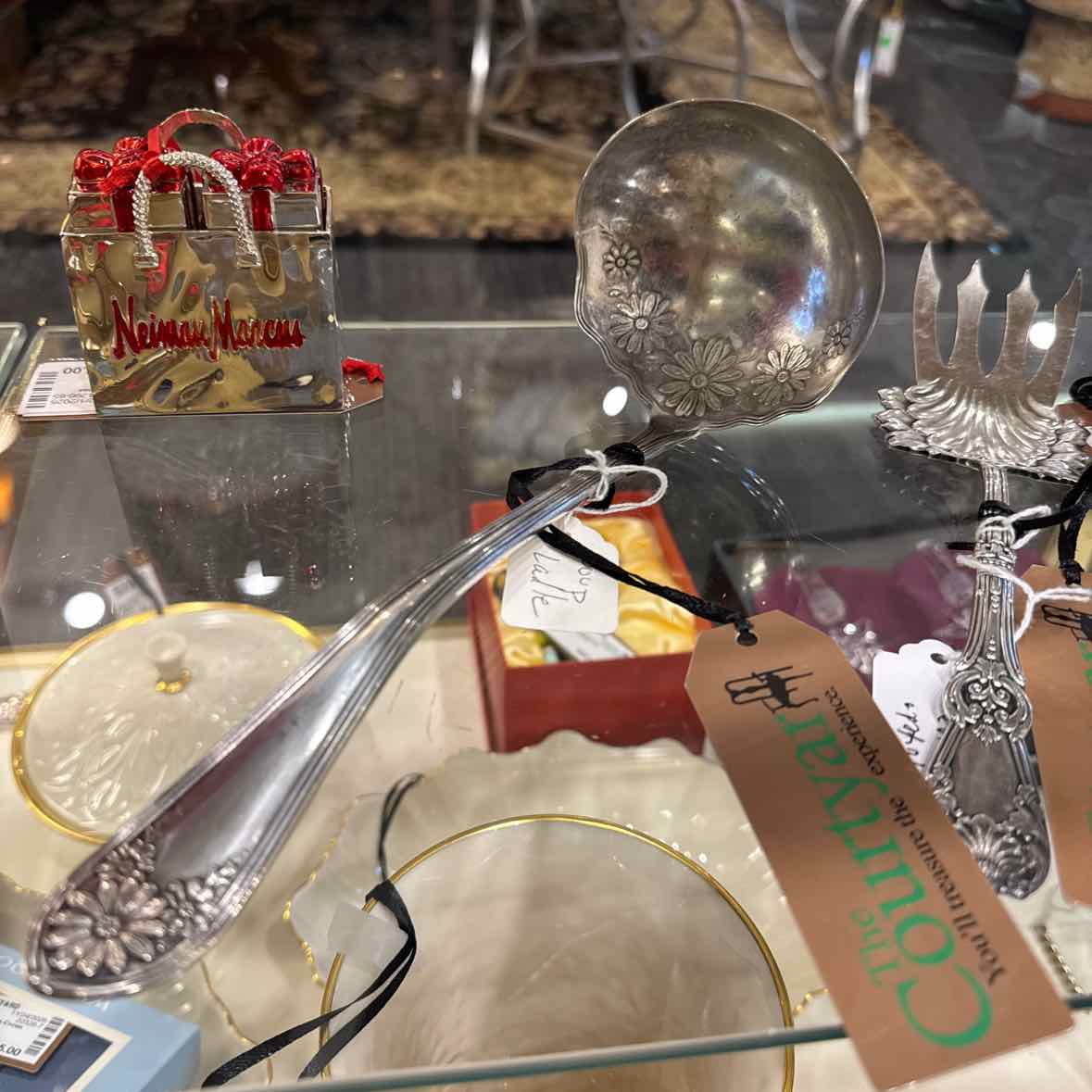 Soup Ladle With Daisies