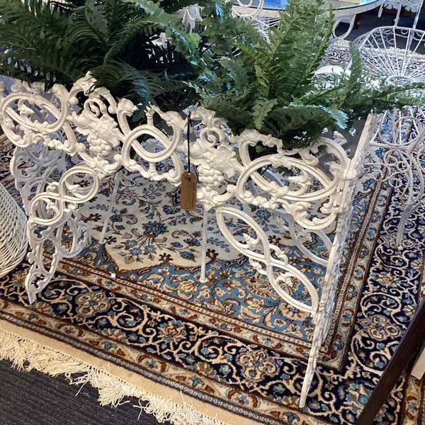 White Cast Aluminum Planter