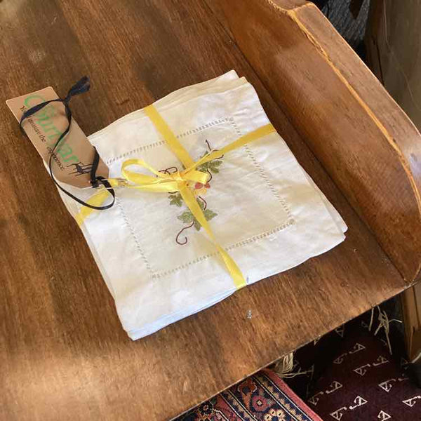Six Cocktail Napkins