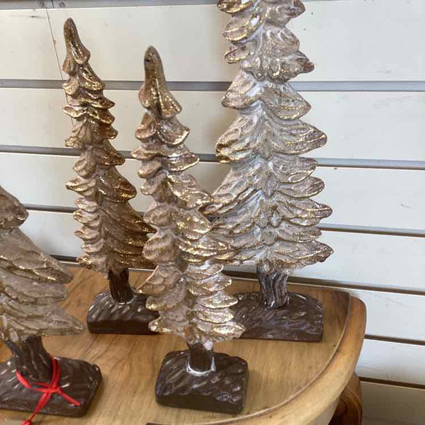 4 Resin Gold Trees