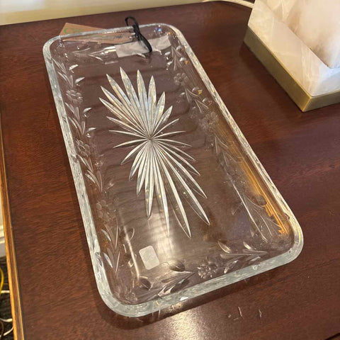 Crystal Serving Tray