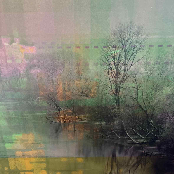 Green Tree Abstract Giclee