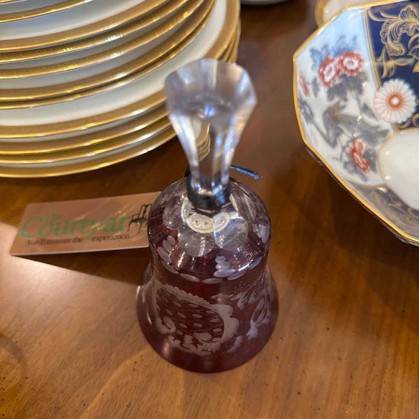 Red Glass Bell