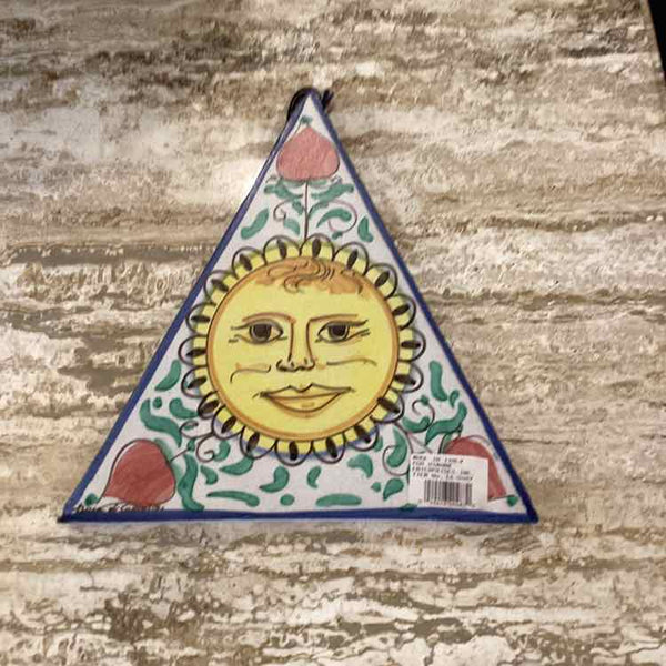 Terra Cotta Sun Tile Triangle