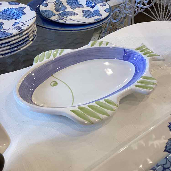 Italian Pottery Fish Serving Plate