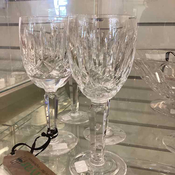Four Waterford Kildare Wine Glasses