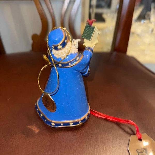 Thomas Kinkade Santa Ornament - Winter Scene on Cape