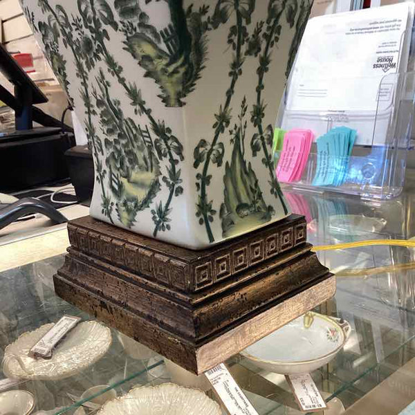 Asian Green Ceramic Lamp