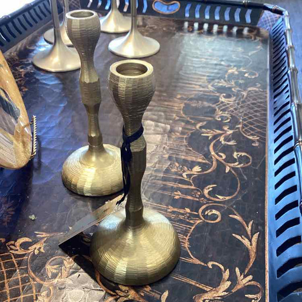Pair of Gold Taper Holders