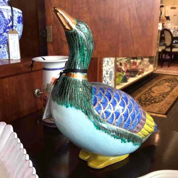 Kutani/Satsuma Hand Painted Duck