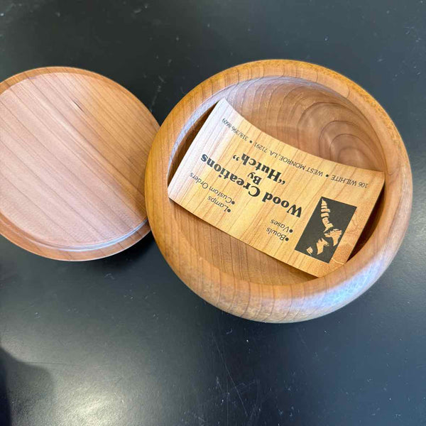Hutch Wood Covered Box