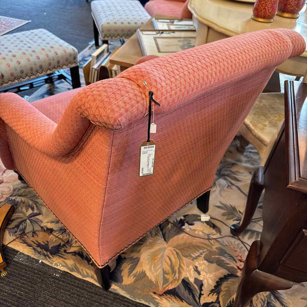 Gold/Williams Arm Chair - Cranberry