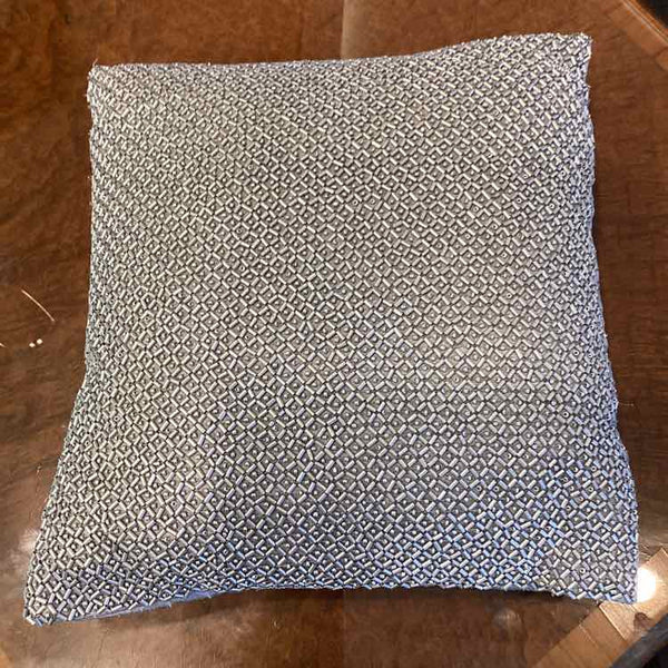 Silver Beaded Ethan Allen Pillow