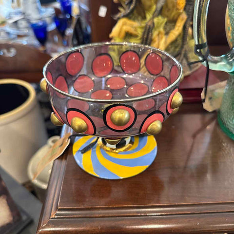 MacKenzie-Childs Candy Dish