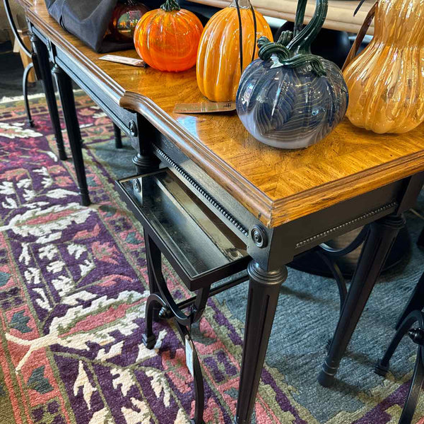 Console Table with Black Legs