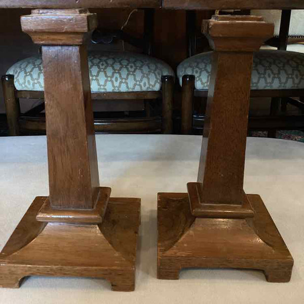 Pr. Handmade Mission Candlesticks