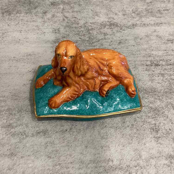 Halycon Days "Golden Cocker Spaniel" Figurine