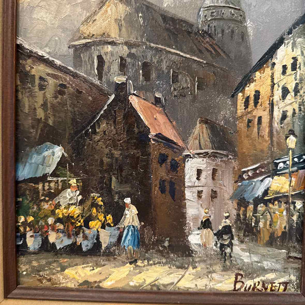 Signed European Street Scene