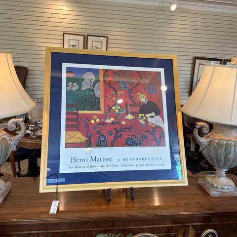 Framed Henri Matisse MOMA Poster