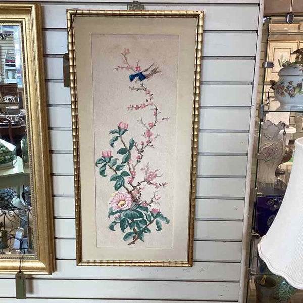 Framed Asian Needlework