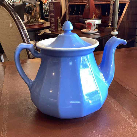 Vintage Blue Teapot