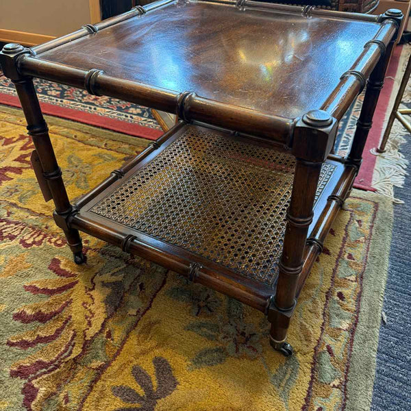 Mahogany 2 Tiered Table