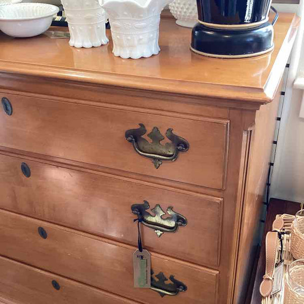 Maple 5 Drawer Tall Dresser