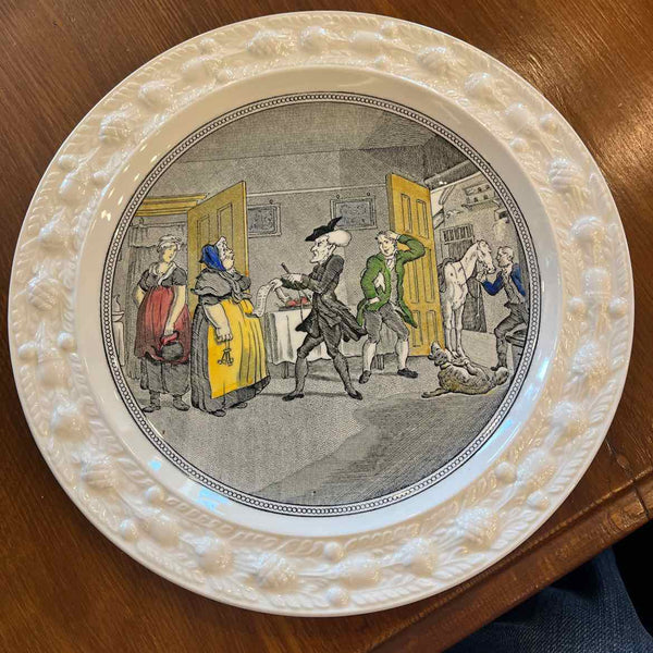5 Ironstone Picturesque Plates