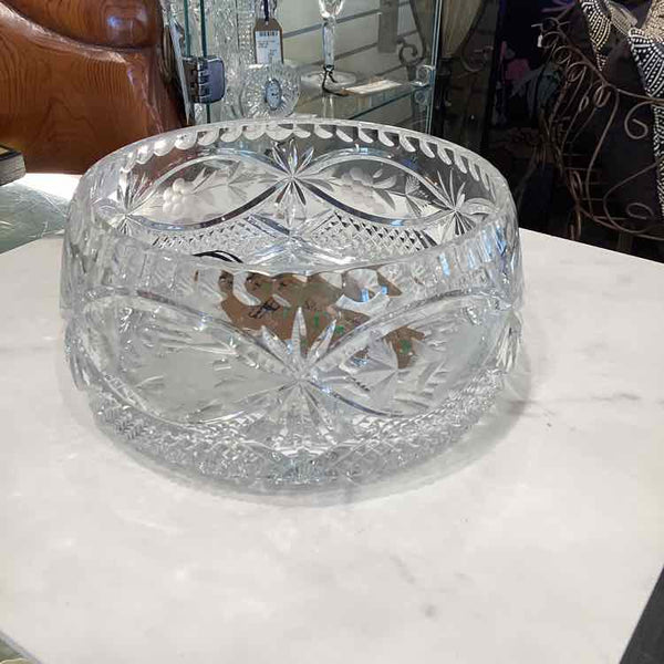 Cut Crystal Bowl - Starburst Pattern