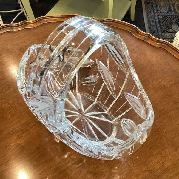 Etched Glass Basket