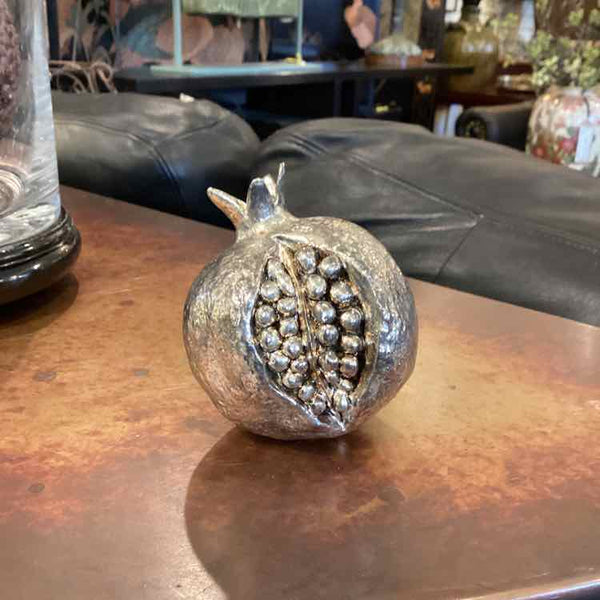 Silverplate Pomegranate Paperweight