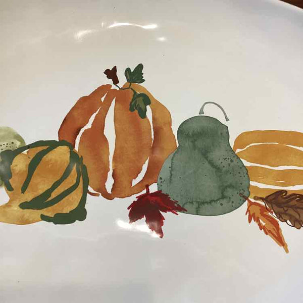 Crate & Barrel Pumpkin Serving Bowl