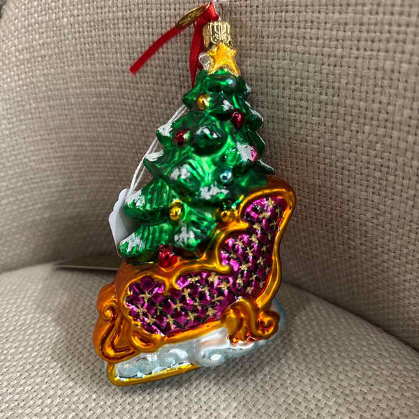 Radko Trimmed to Travel Ornament