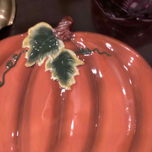 Ceramic Pumpkin Dish