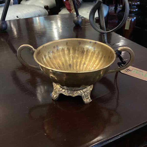 Brass Footed Compote Bowl