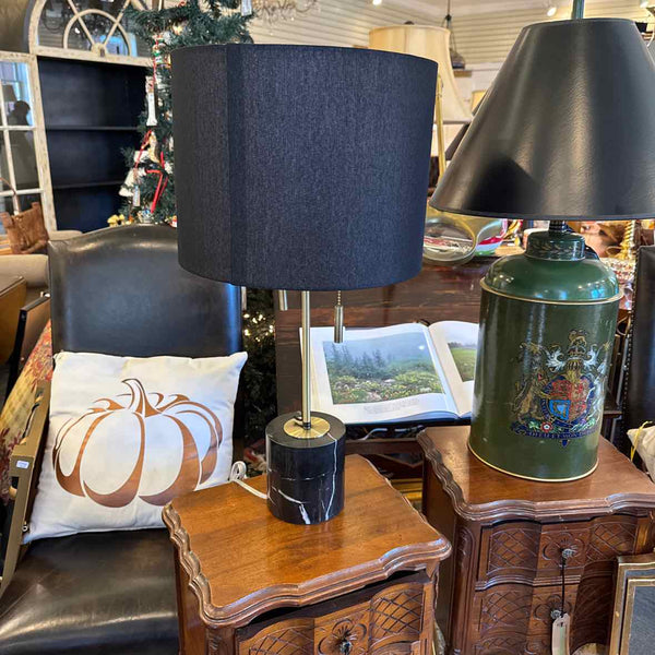 Marble Base Black Lamp