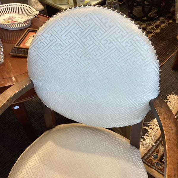Victorian Greek Pattern Nailhead Chair
