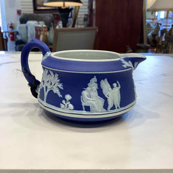 Wedgwood Dark Blue Jasperware Creamer
