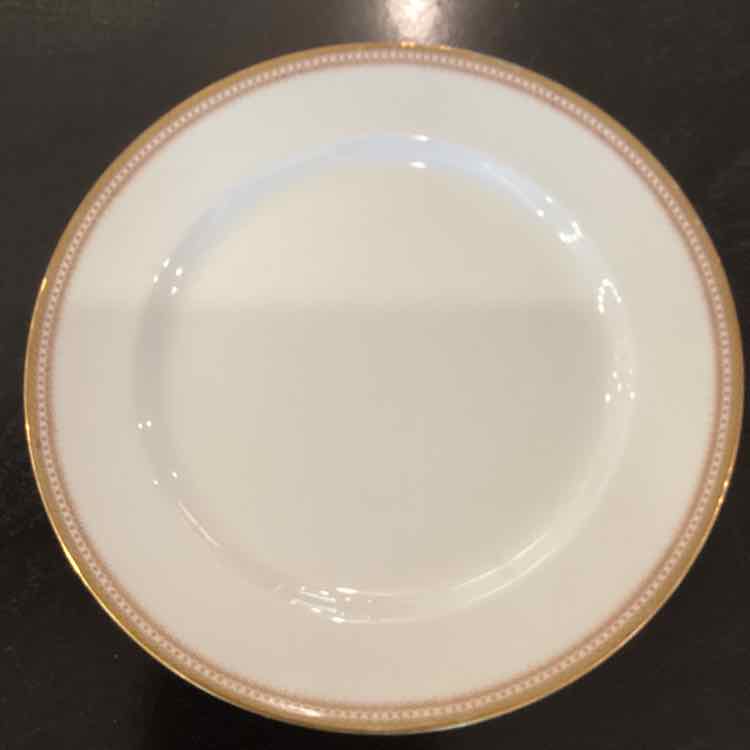 6 Limoges Dinner & 6 Luncheon Plates (Gold Rim)