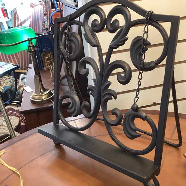 Cast Iron Bookstand with Chain