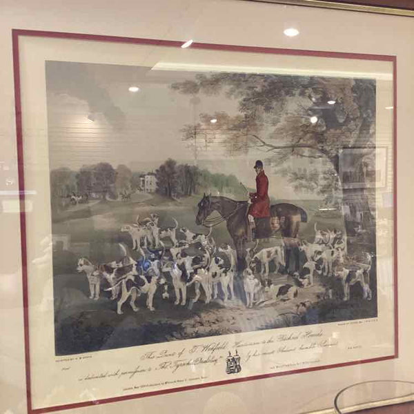 Hunt Scene Engraving "Winfield"