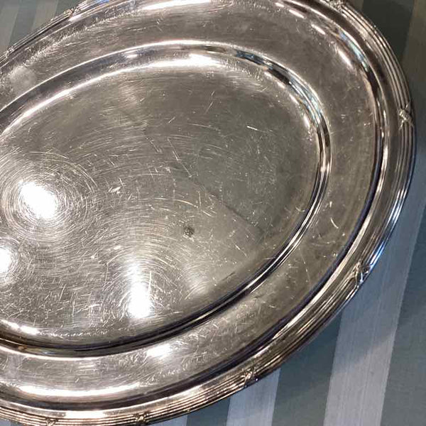 English Sheffieldd Oval Platter