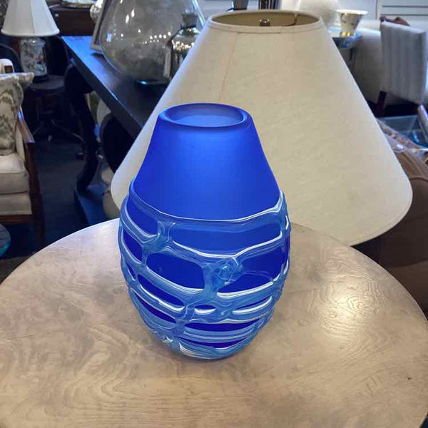 Handicrafted Blue Vase