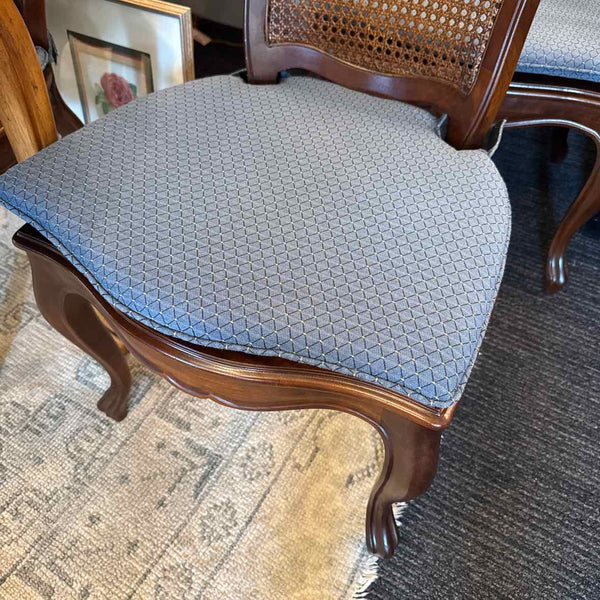 6 French Side Chairs, 2 Arm Chairs