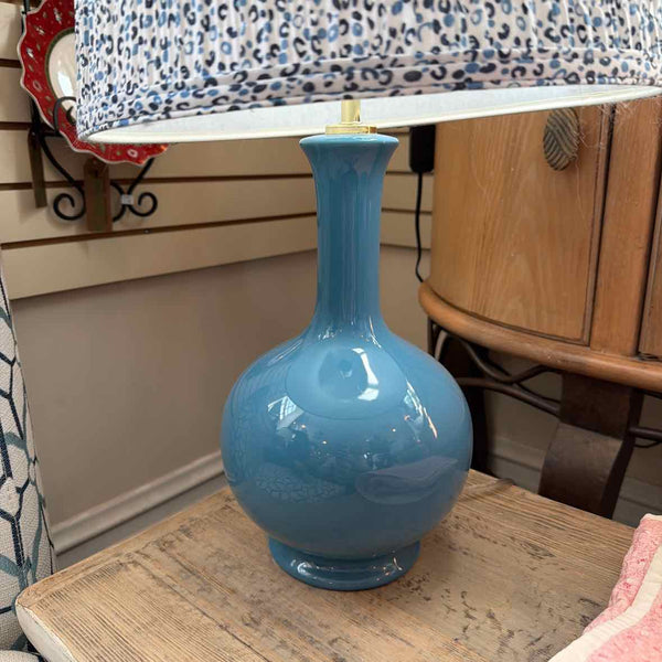 Pr. Blue Ceramic Lamps (Ballard)