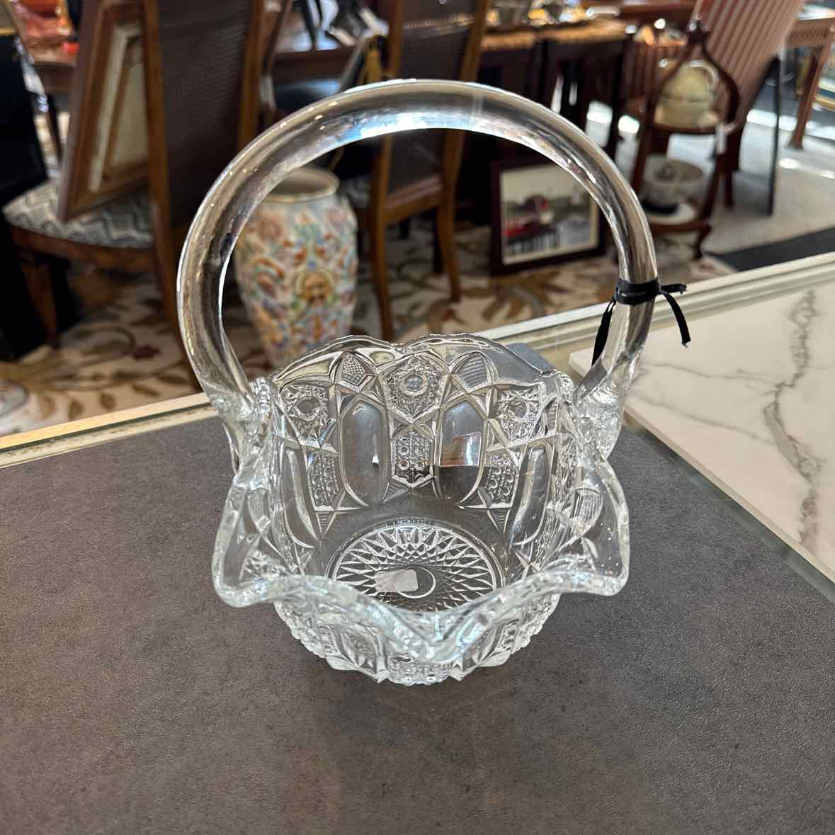 Glass Decorative Basket