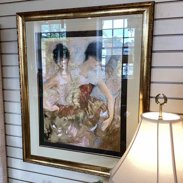 Two Dancers Seriograph By Janet Treby