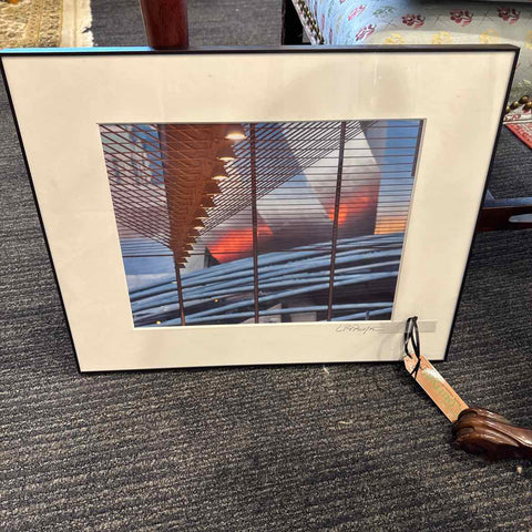 Framed Photograph Of Pritzker Pavillion